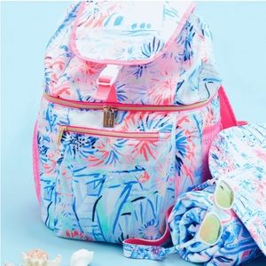 Lilly Pulitzer Backpack Cooler Sea to Shining Sea